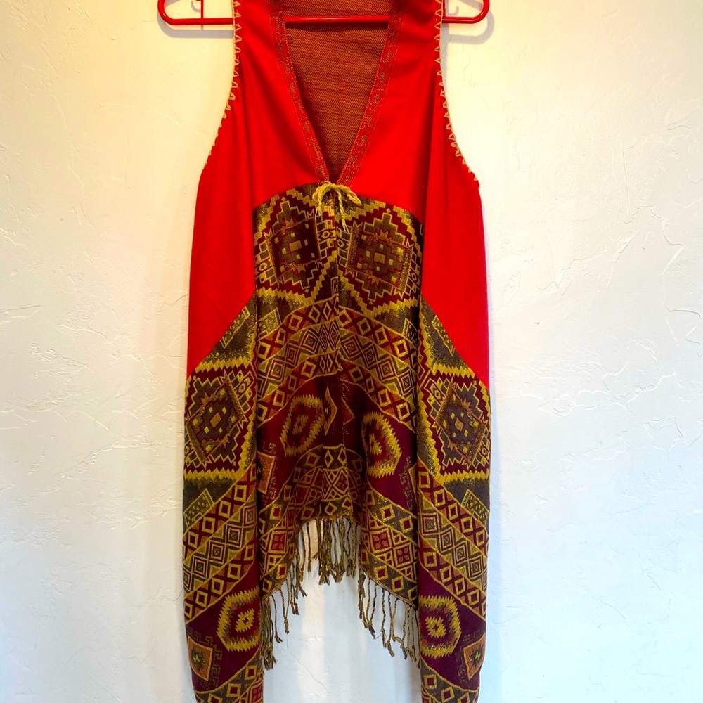 Kimono style vest